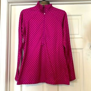 Women’s Nike 1/4 Zip Polka Dots